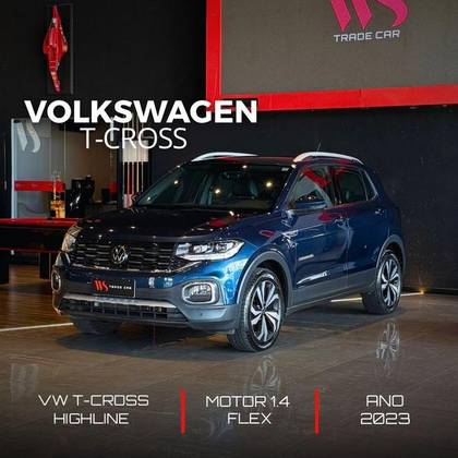 VOLKSWAGEN T-CROSS 1.4 250 TSI TOTAL FLEX HIGHLINE AUTOMÁTICO